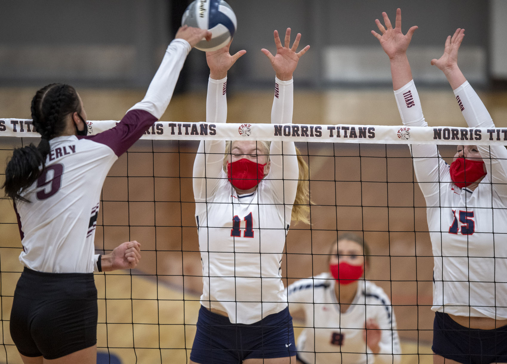 Waverly-Norris volleyball, 9.15